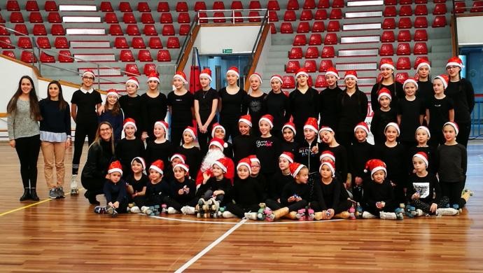 Brindisi di Natale per la San Liberale Scuola Pattinaggio Artistico